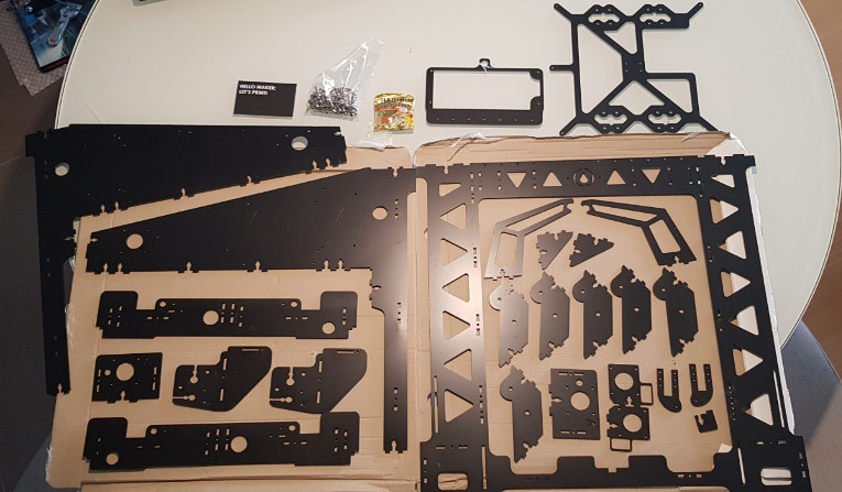 Orballo Tatara steel frame for Anet A8 - parts