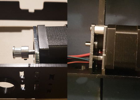 Y axis motor brackets